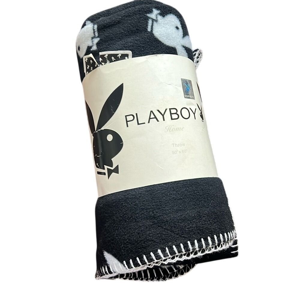 Playboy bunny throw